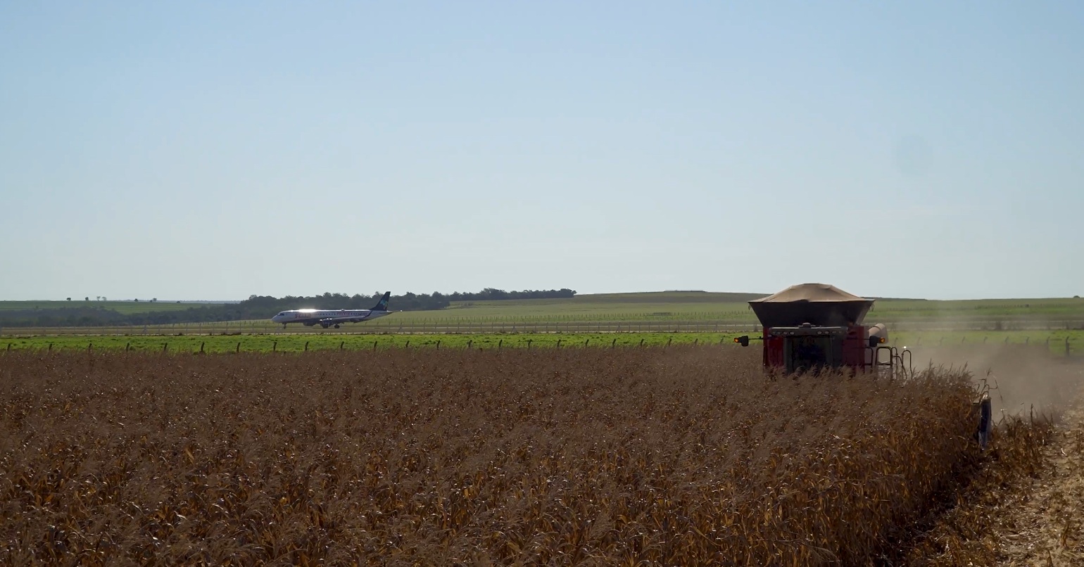 Etanol de milho e SAF o futuro da aviação limpa nasce em Mato Grosso Foto Leandro Balbino Canal Rural Mato Grosso