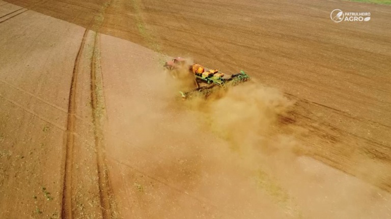 plantio soja falta de chuva foto pedro silvestre canal rural mato grosso