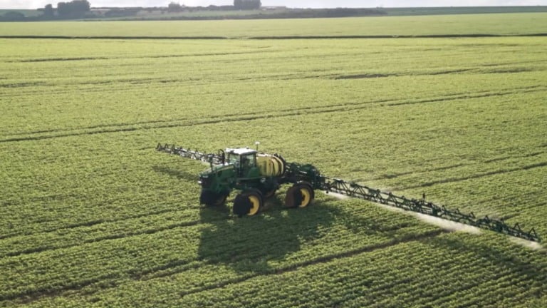 Tecnologia de pulverização John Deere Foto Israel Baumann Canal Rural Mato Grosso